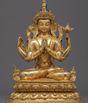Chenrezig Tibetan Statue