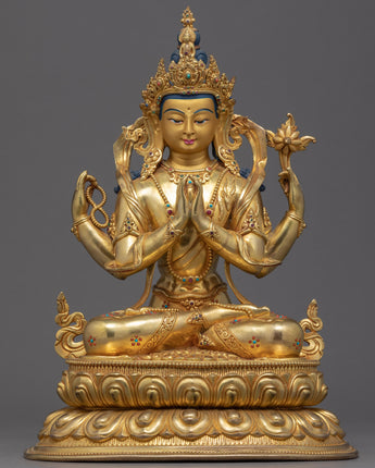Chenrezig Tibetan Statue