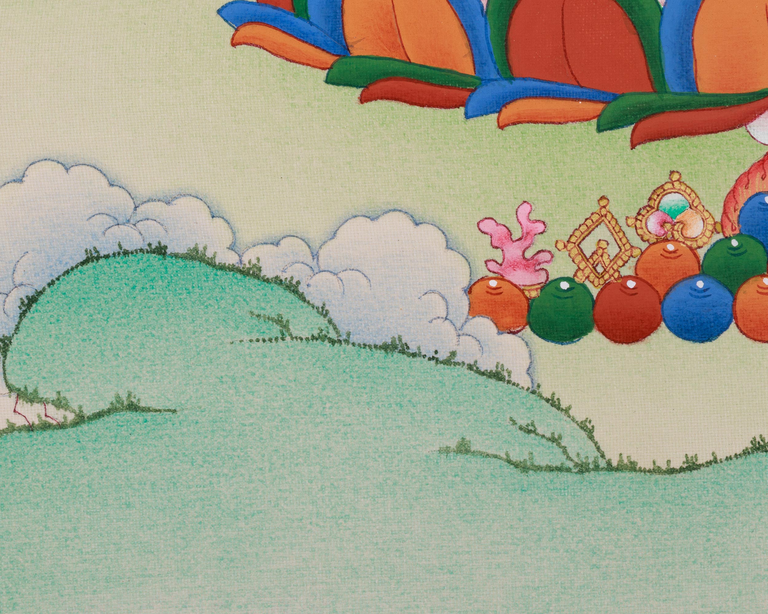Divine White Tara Thangka | Goddess of Healing and Longevity