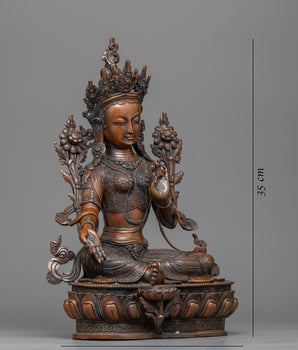 green-tara-buddha-sculpture