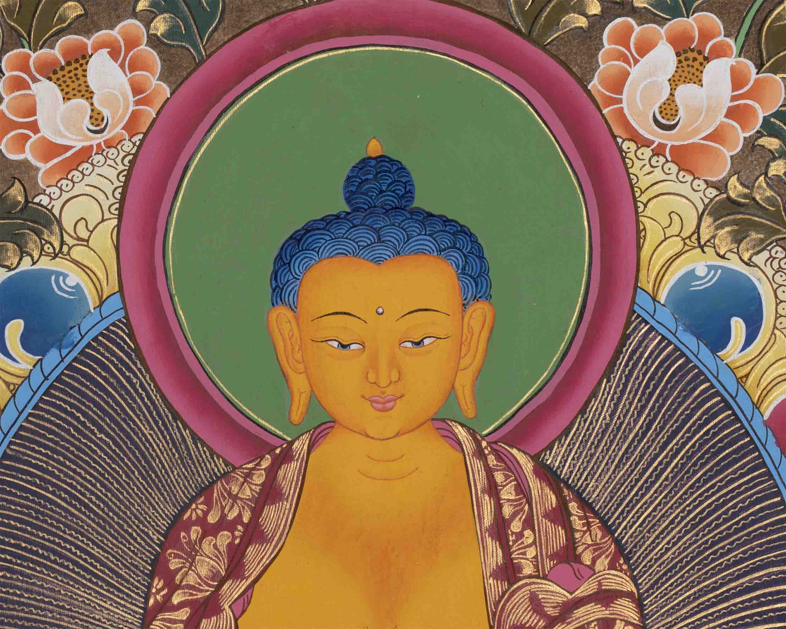 Gautama Shakyamuni Buddha Thangka | Tibetan Buddhism Painting