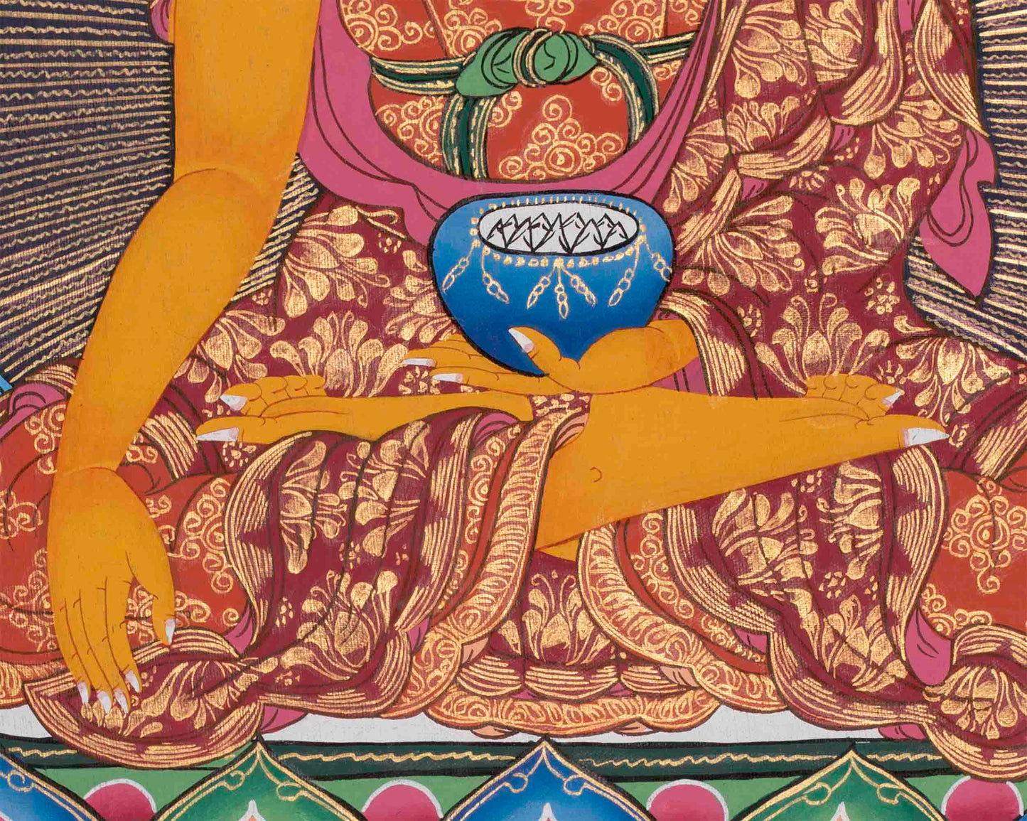 Gautama Shakyamuni Buddha Thangka | Tibetan Buddhism Painting