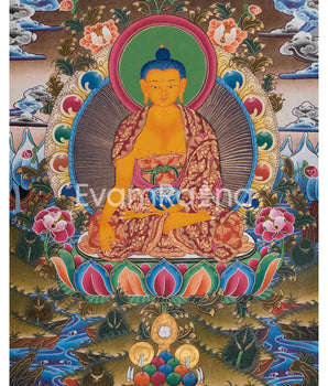 Gautama Shakyamuni Buddha Thangka