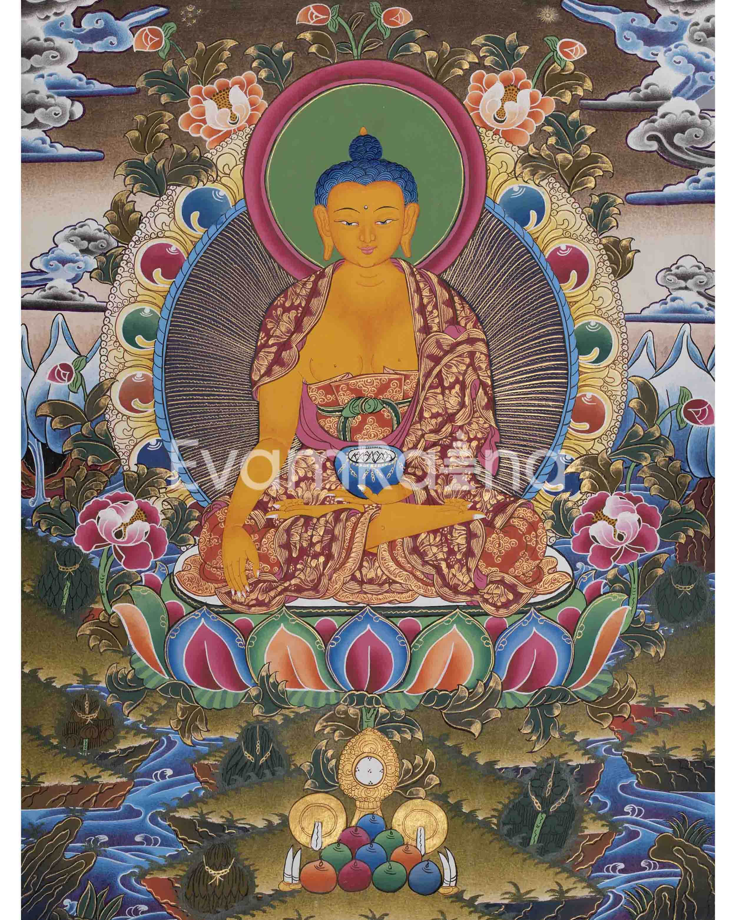 Gautama Shakyamuni Buddha Thangka