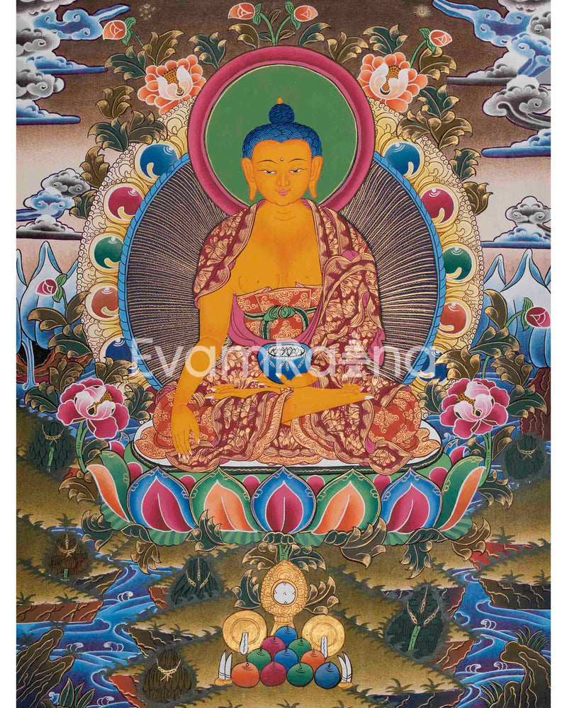 Gautama Shakyamuni Buddha Thangka