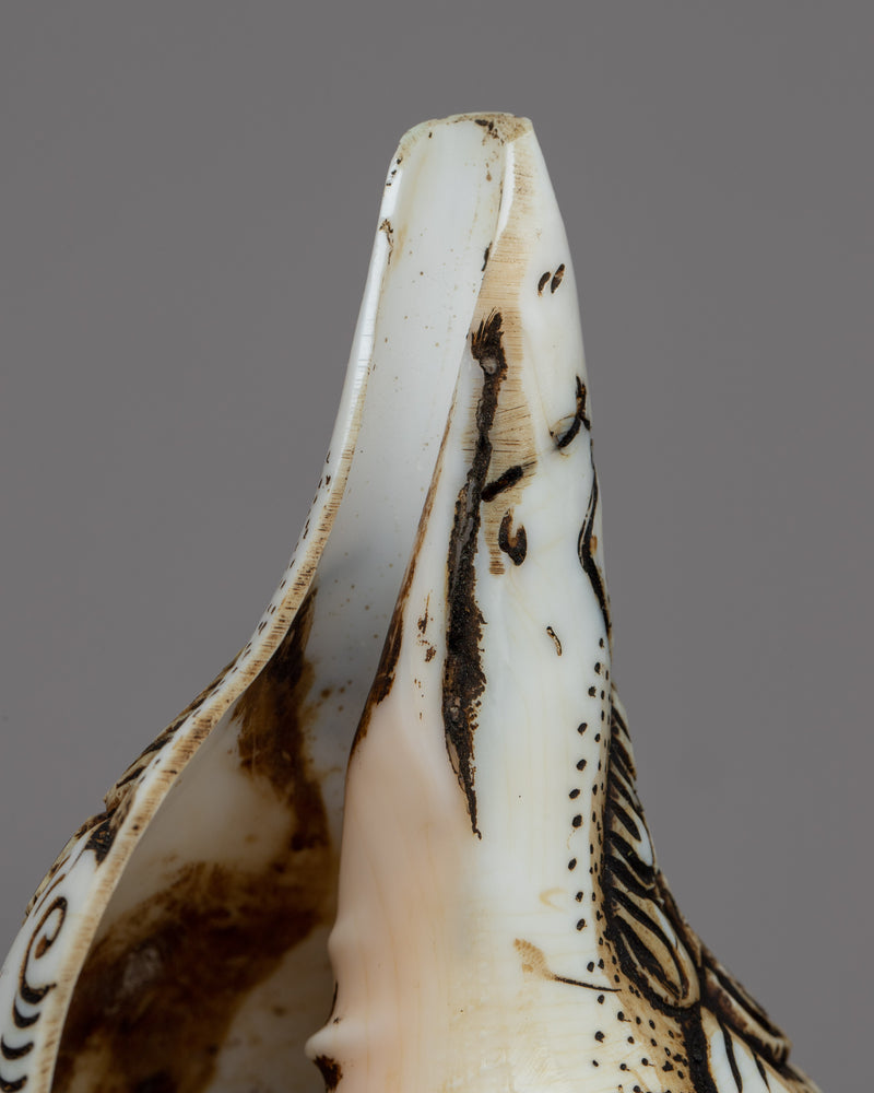 Chenresig Conch Shell | Invoke Divine Mercy and Healing