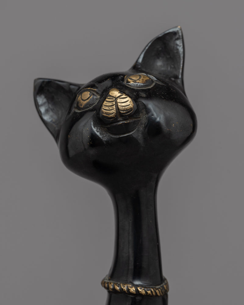 Black Cat Statue Set | Perfect for Cat Lovers