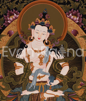 Vajrasattva Thangka Painting | Tibetan Buddhist Artwork