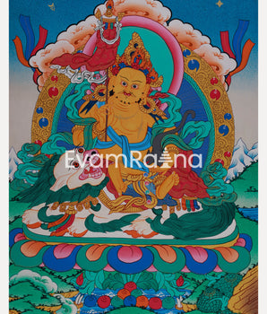 Wealth Deity Dzambhala And Namtose Thangka