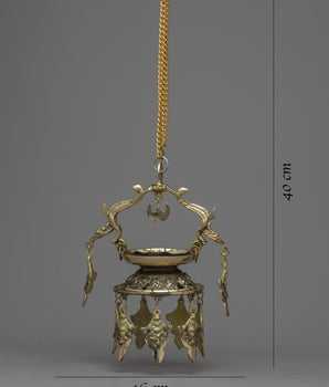 Tibetan Hanging Butter Lamp |  Luxurious Lamp for Harmonious Spaces