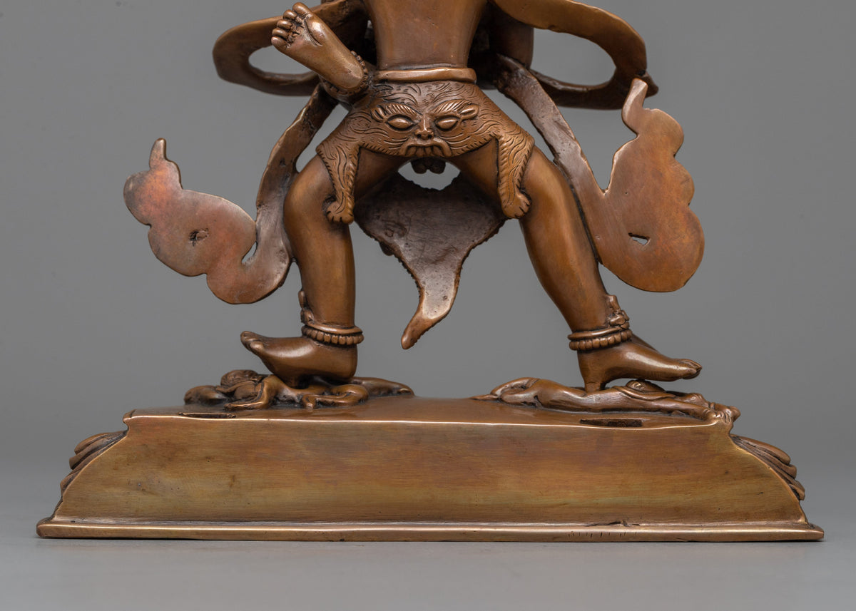 Chakra Sambhara Sculpture | Oxidized Copper Manifestation of Tantric Force