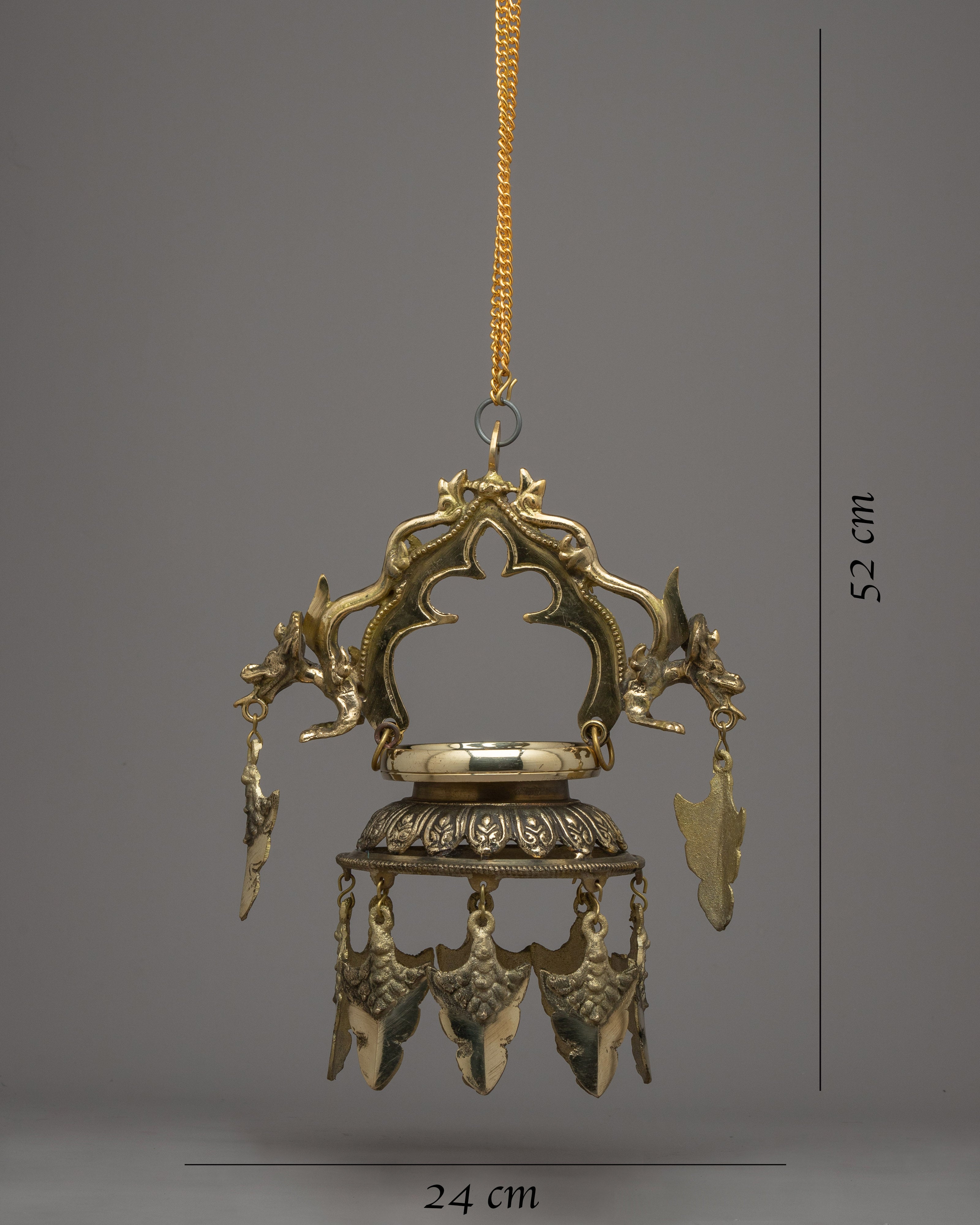 Hanging Oil Lamp | Luxurious Purityf or Holy Light Presentations