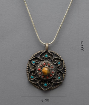 Tibetan Prayer Locket | Beautifully Crafted Artisan Spiritual Jewelry