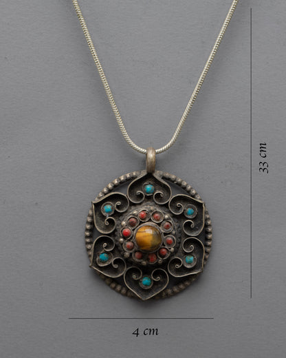 Tibetan Prayer Locket | Beautifully Crafted Artisan Spiritual Jewelry