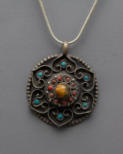 Tibetan Prayer Locket | Beautifully Crafted Artisan Spiritual Jewelry