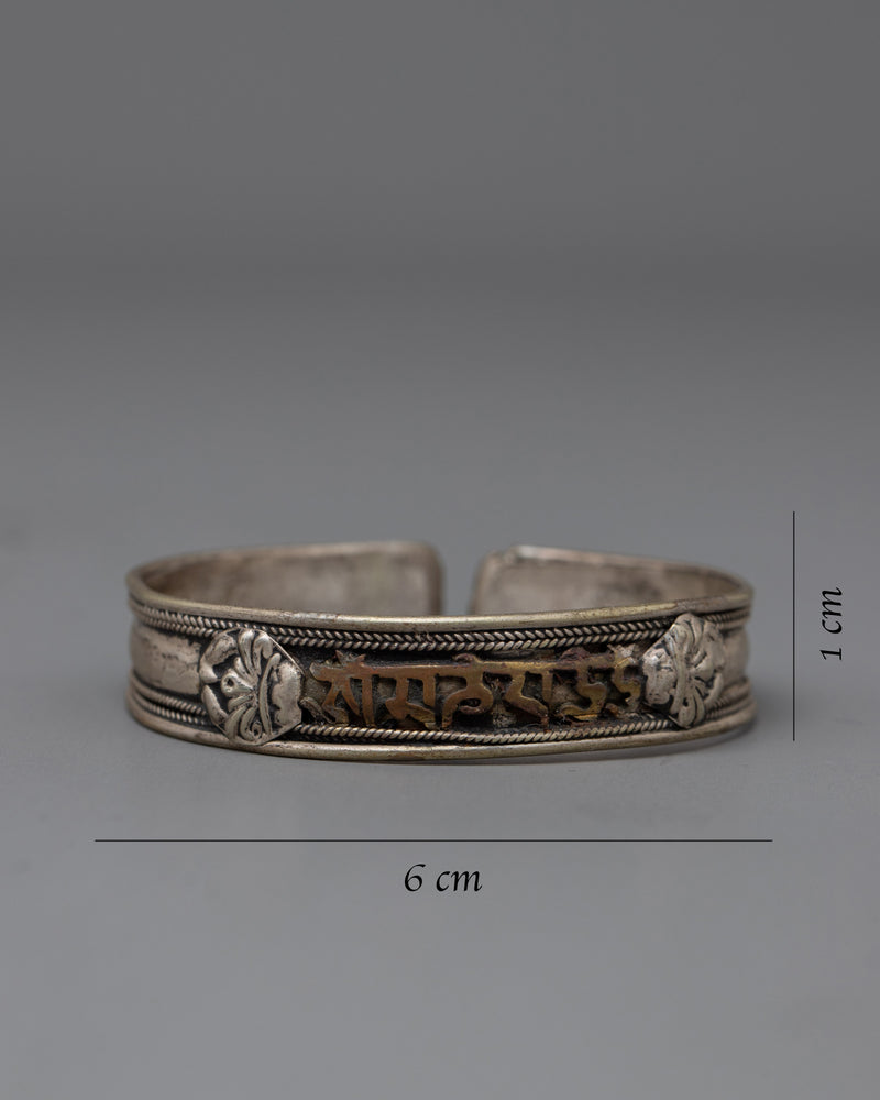 Tibetan Cuff Bracelet | Adjustable for Perfect Fit