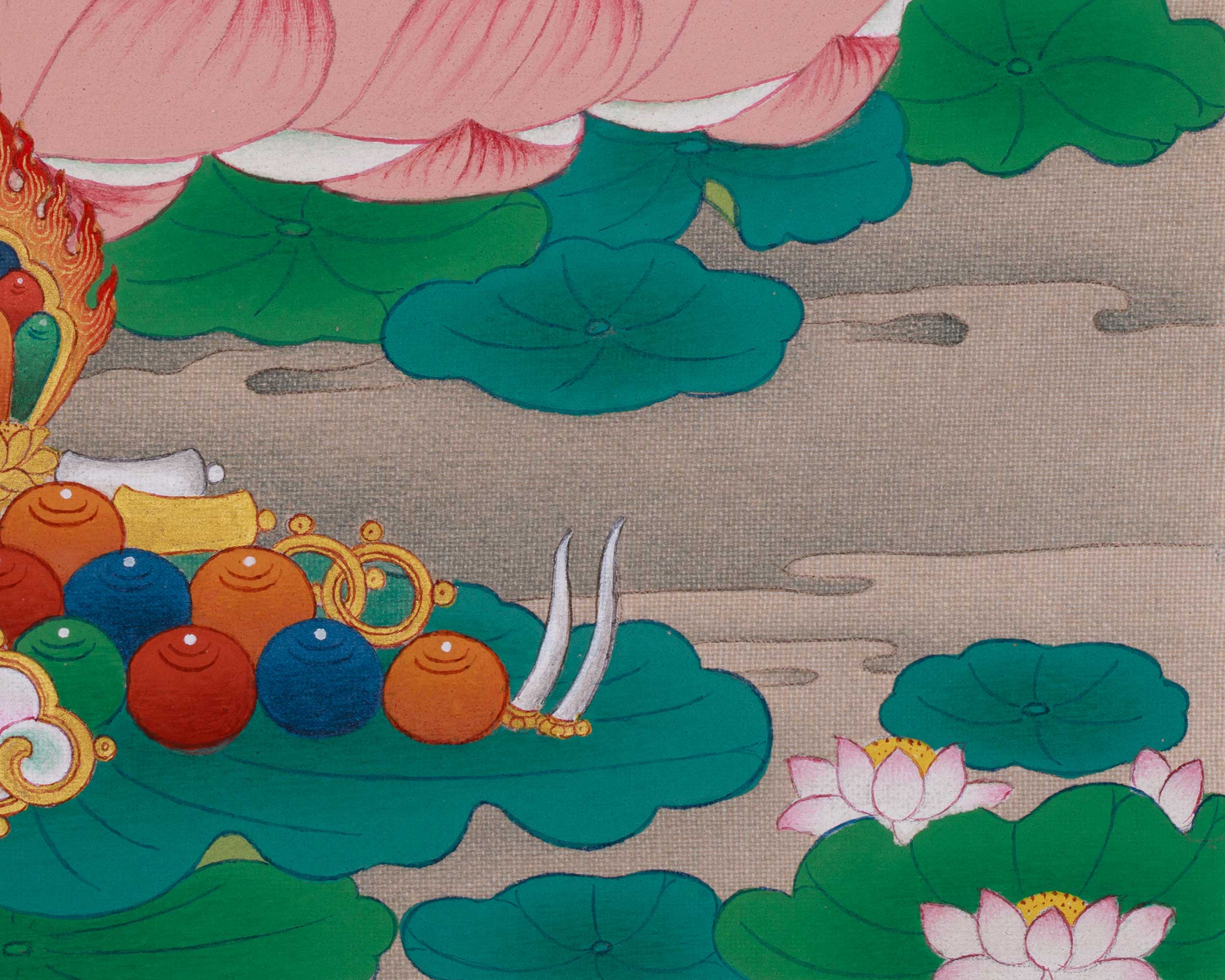 Dharma Teacher Shakyamuni Buddha Thangka | Buddha of Enlightenment