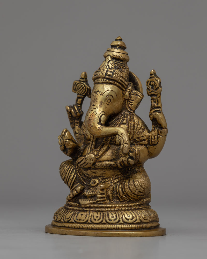 Ganesh Divine Statue | Spiritual Hindu Deity Sculpture for Blessings & Prosperity