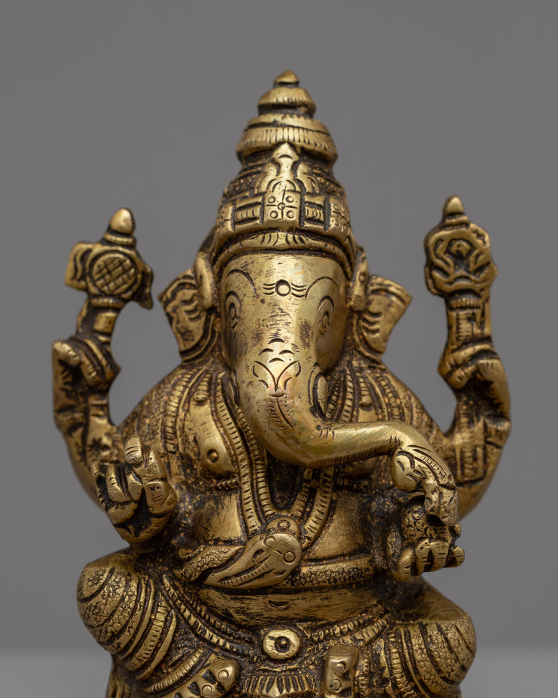 Ganesh Divine Statue | Spiritual Hindu Deity Sculpture for Blessings & Prosperity