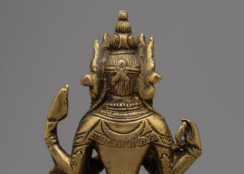 Chenresig Brass Statue | Divine Bodhisattva Sculpture for Spiritual Harmon