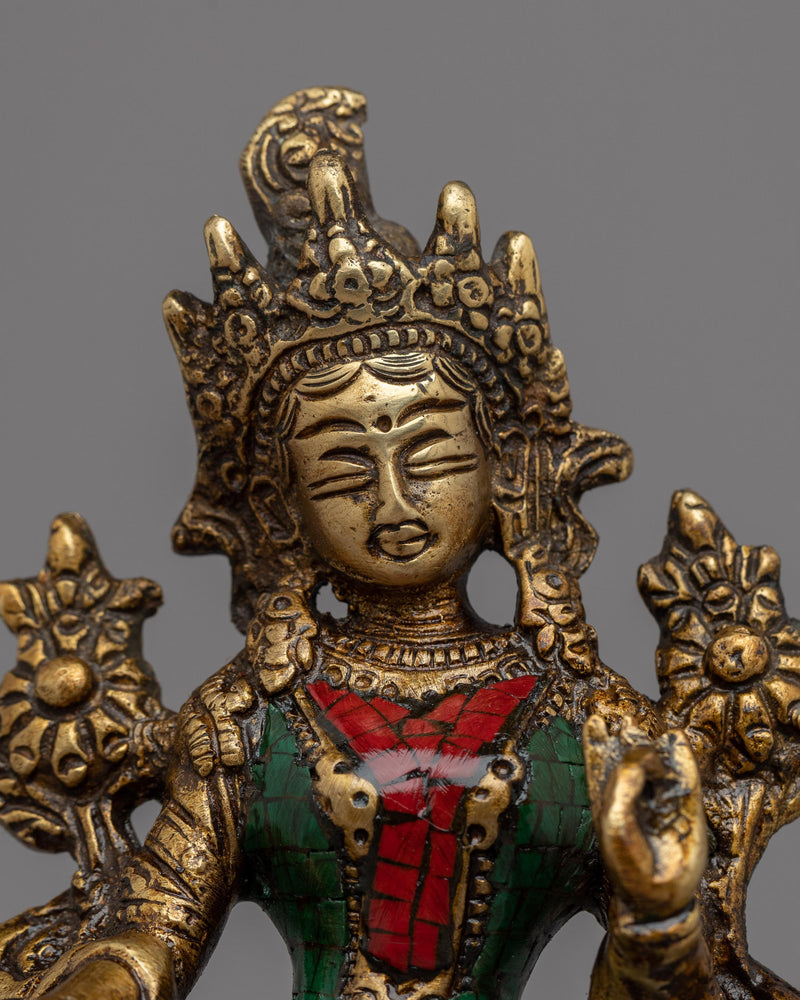 Sacred Arya Tara Statue | Beautifully Crafted Buddhist Deity of Enlightenment