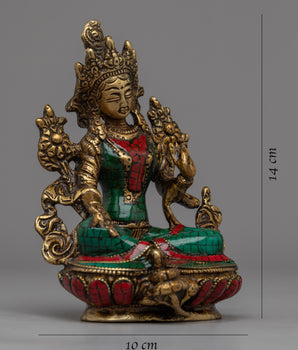 Sacred Arya Tara Statue | Beautifully Crafted Buddhist Deity of Enlightenment