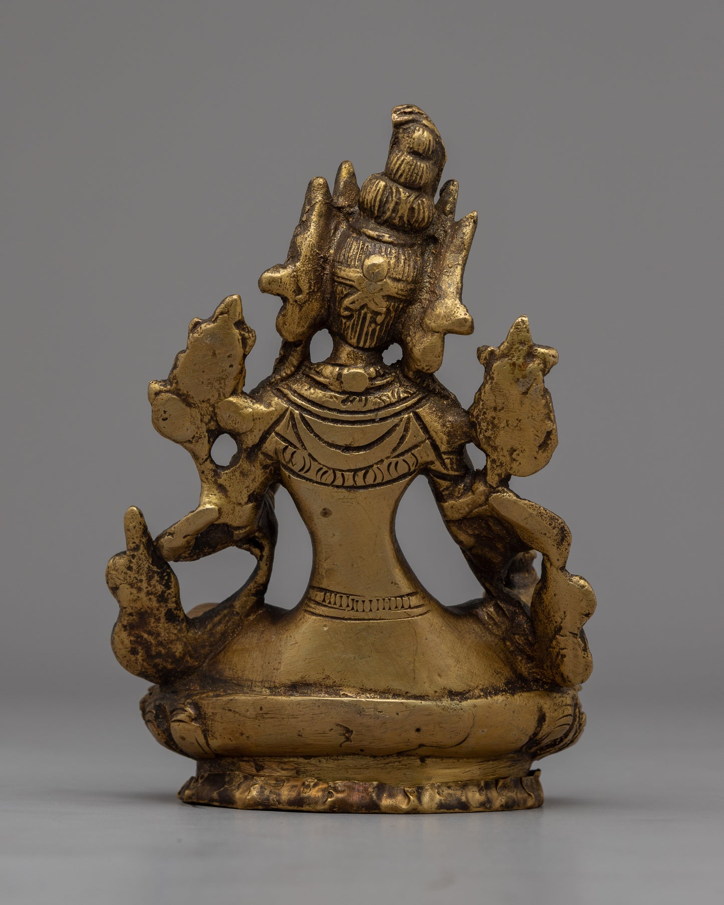 Sitting Green Tara Statue | Symbolic Decor for Meditation & Reflection