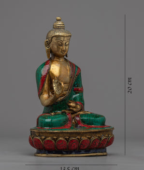 Amoghasiddhi Buddha Statue | Artistic Representation for Inner Peace & Strength