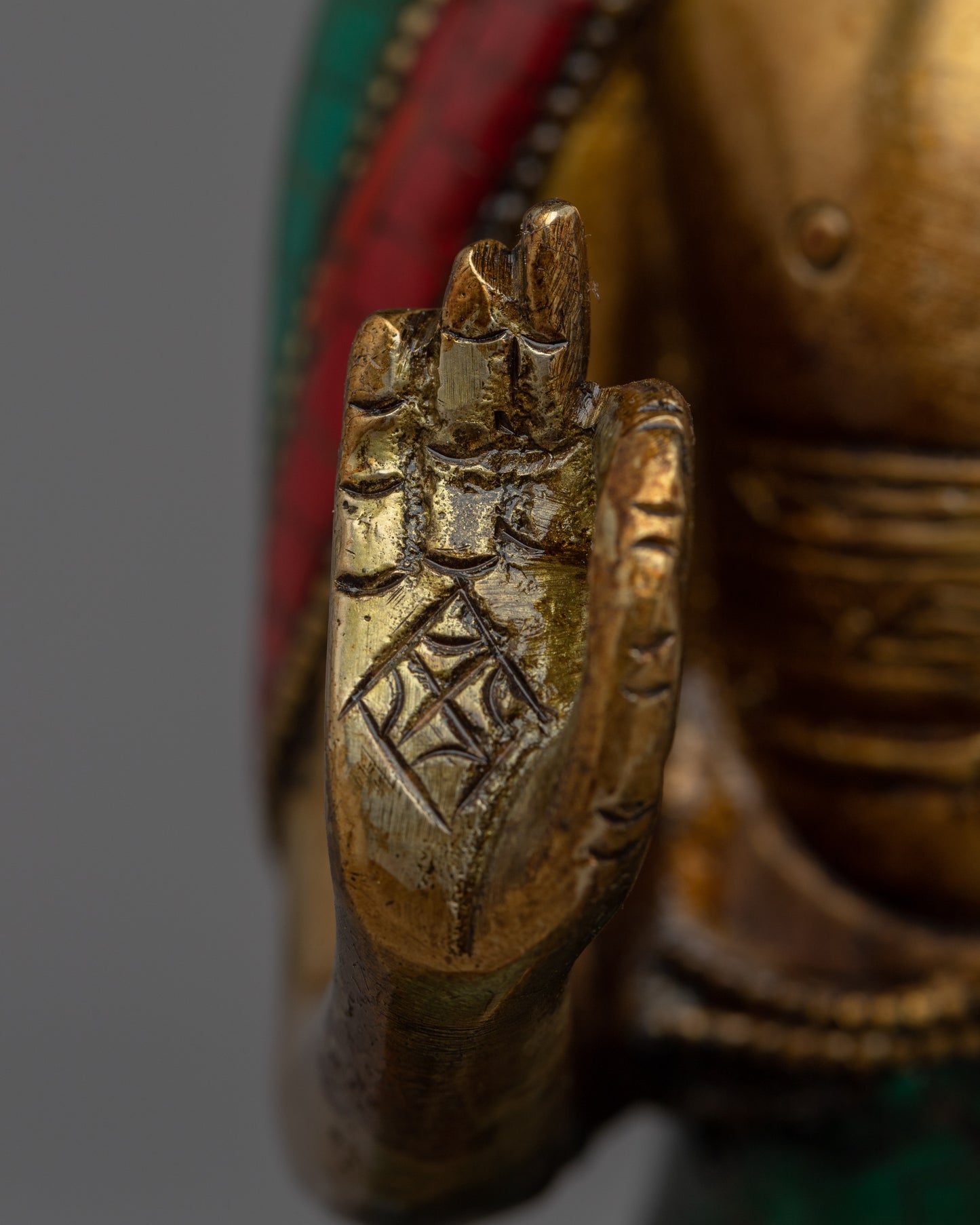 Amoghasiddhi Buddha Statue | Artistic Representation for Inner Peace & Strength