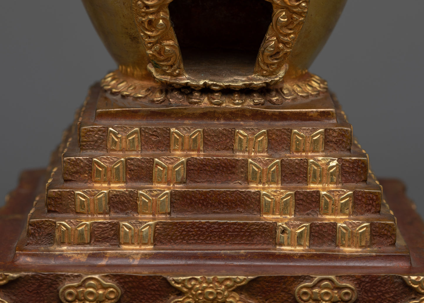 Spiritual Buddhist Stupa Set | Unique Handmade Artisan Sculptures