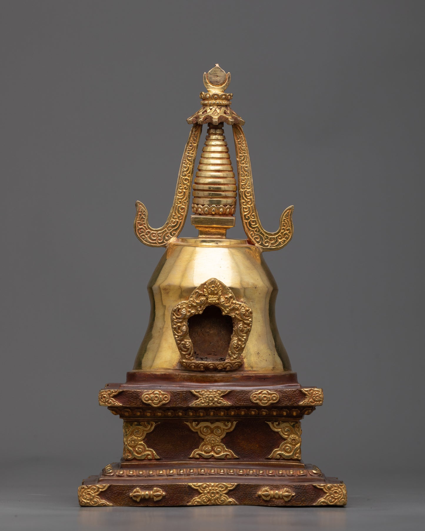 Spiritual Buddhist Stupa Set | Unique Handmade Artisan Sculptures