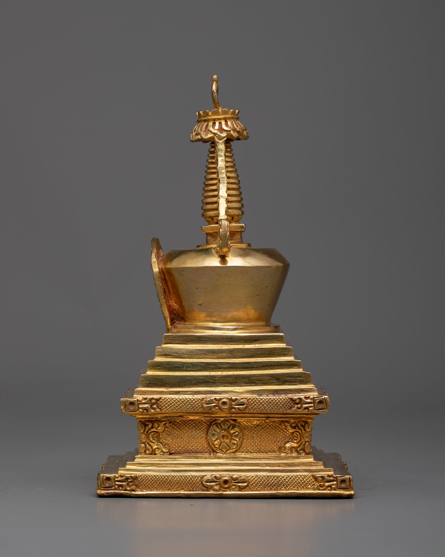 Traditional Stupa Statue | Artisan Crafted Symbol of Buddhist Wisdom