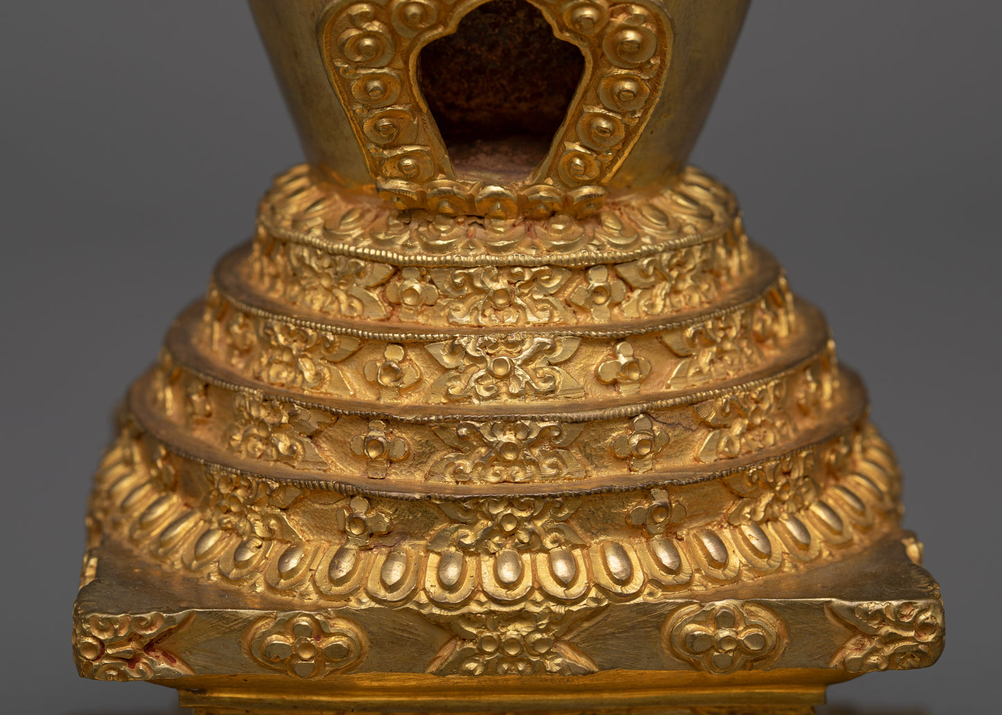 Handcrafted Buddhist Tibetan Stupa | Spiritual Enlightenment Symbol