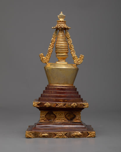 Buddhist Shrine Stupa | Traditional Handcrafted Buddhist Spiritual Art