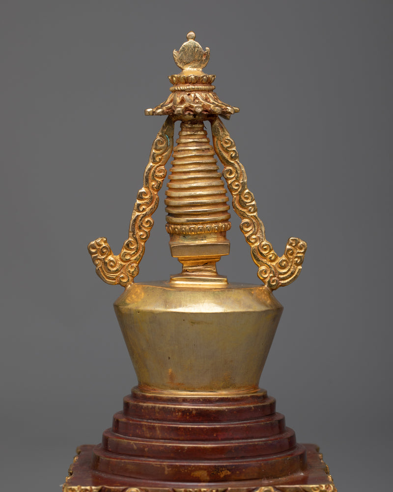 Buddhist Shrine Stupa | Traditional Handcrafted Buddhist Spiritual Art