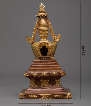 Buddha Stupa Statue | Traditional Handcrafted Spiritual Art