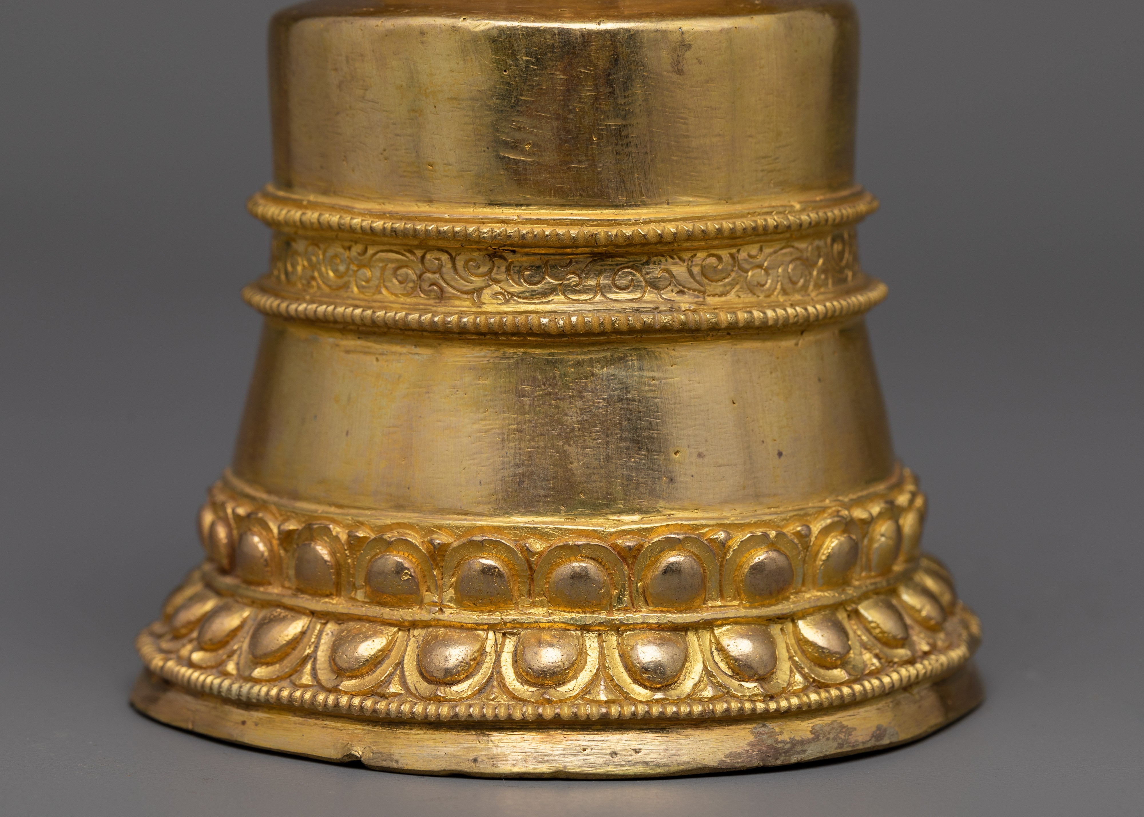 Tibetan Gold Stupa | Exquisite Artisan Crafted Spiritual Symbol