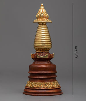 Sacred Spiritual Stupa Decor | Exquisite Handcrafted Symbol of Buddhist Teachings