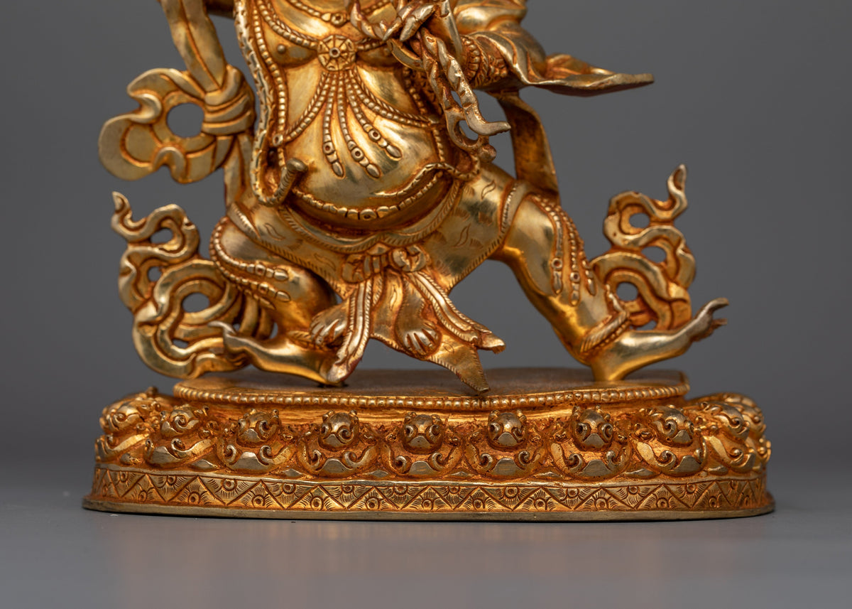 Vajra Holder Vajrapani Dharma Art | Fierce Protector of Buddhist Teachings