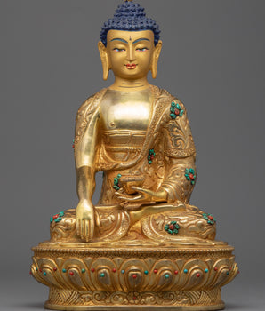 tibetan shakyamuni buddha statue