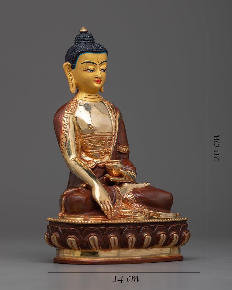 Hand-Sculpted Shakyamuni Buddha Statue | Handcrafted Meditation & Spiritual Decor