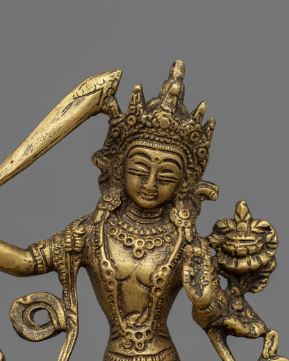 Wisdom Deity Manjushri Statue | Embodying Wisdom and Clarity