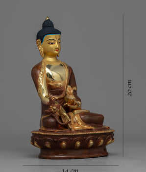 Bhaisajyaguru Medicine Buddha Statue | Tibetan Healing Buddha Artwork