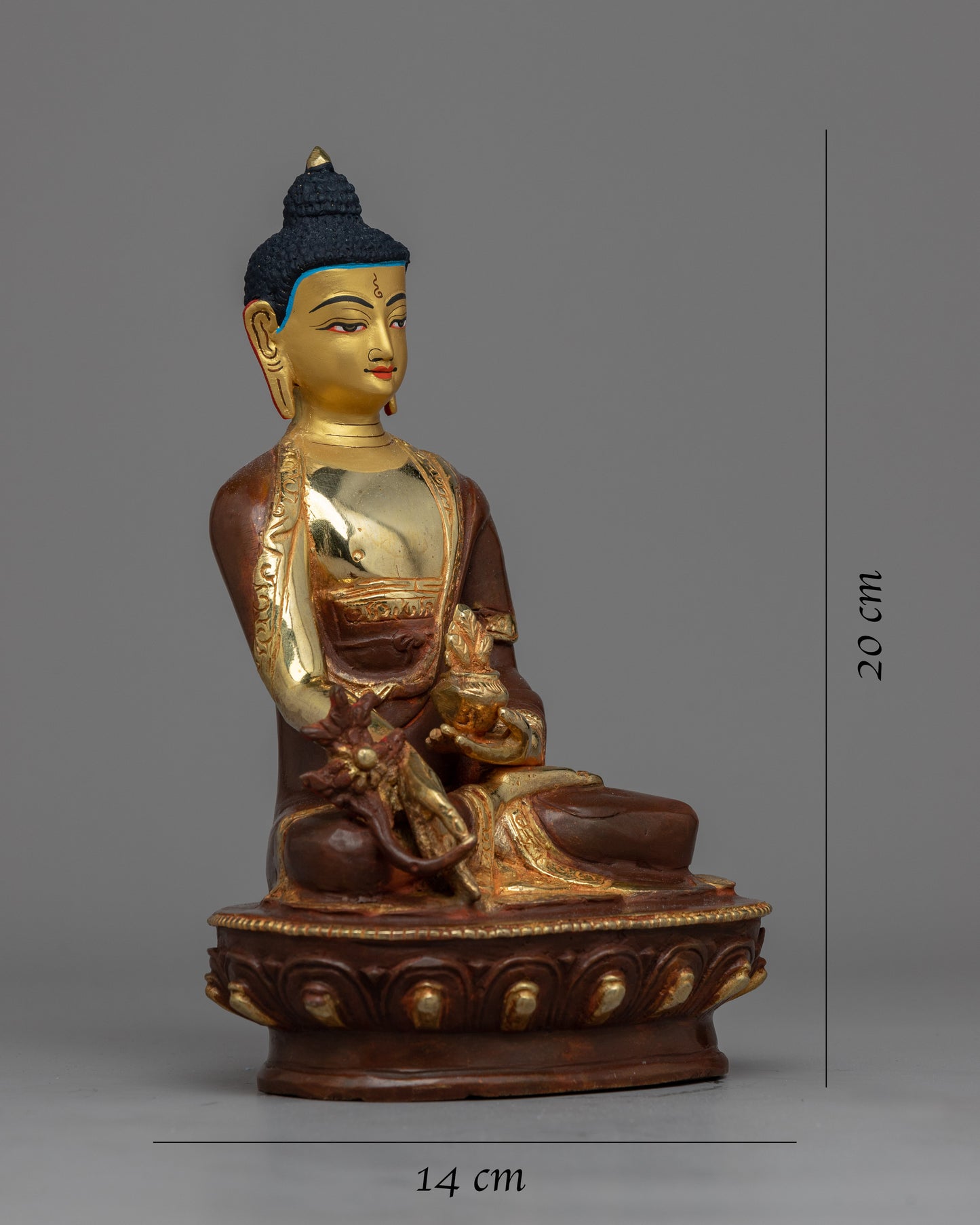 Bhaisajyaguru Medicine Buddha Statue | Tibetan Healing Buddha Artwork