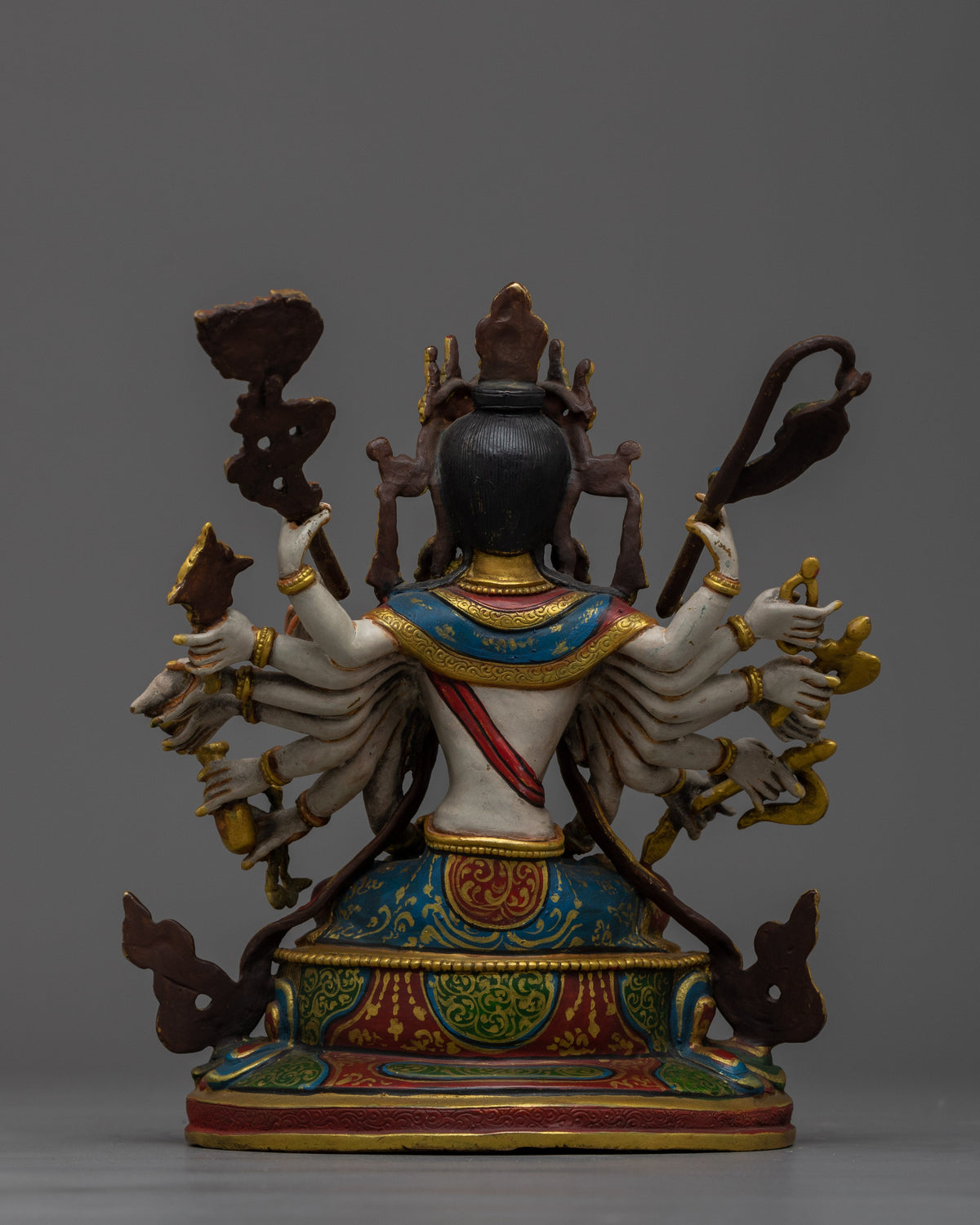 Elegant White-Hued Cundi | Icon of Wisdom and Serenity