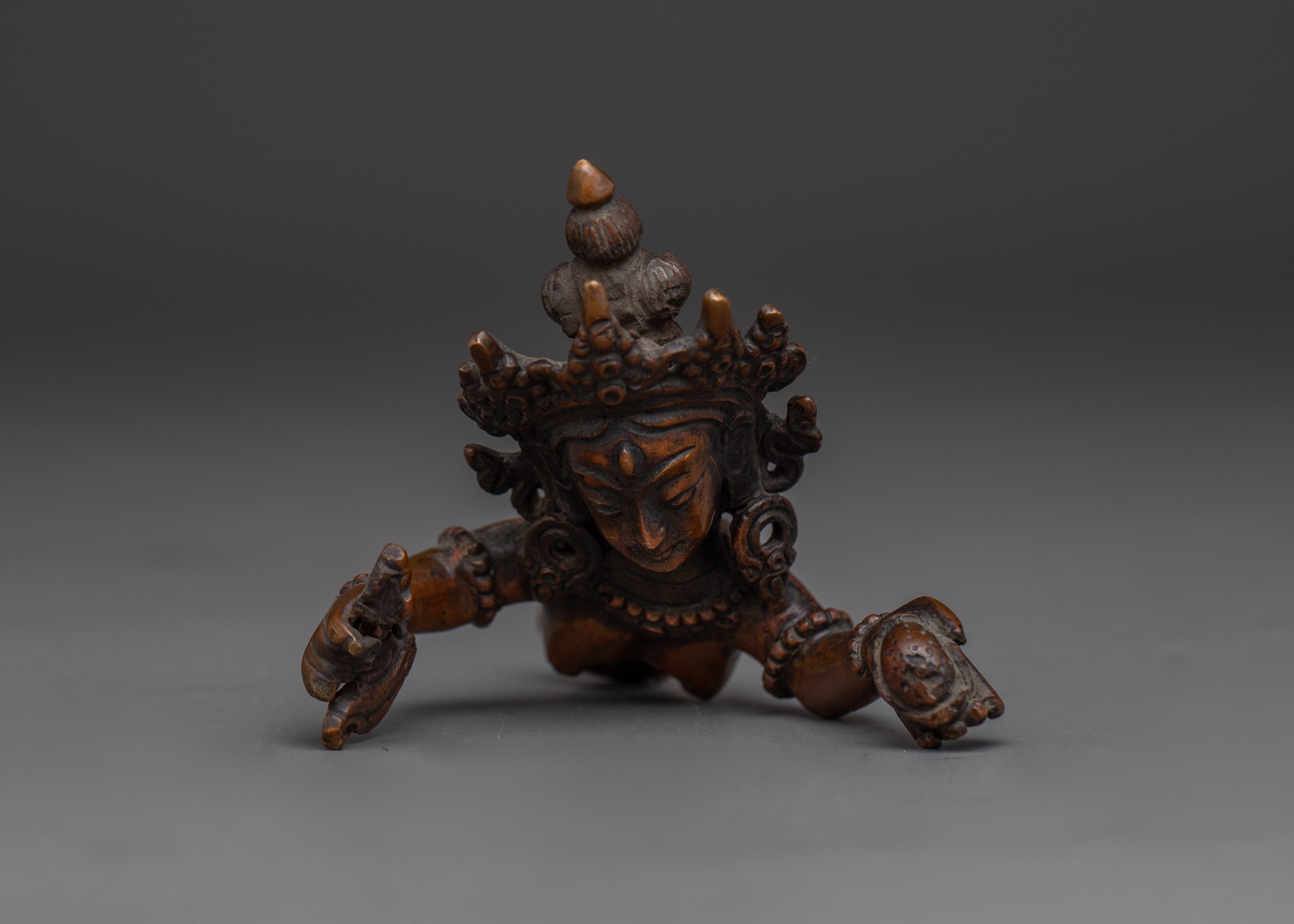 Oxidized Statue of Primordial Buddha Vajradhara | Union of Wisdom and Compassion