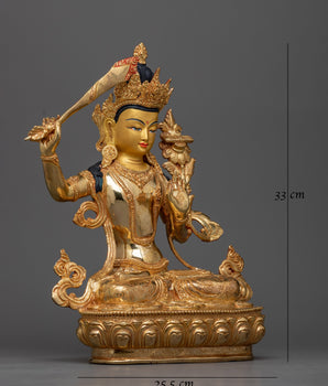 handmade-manjushri-statue
