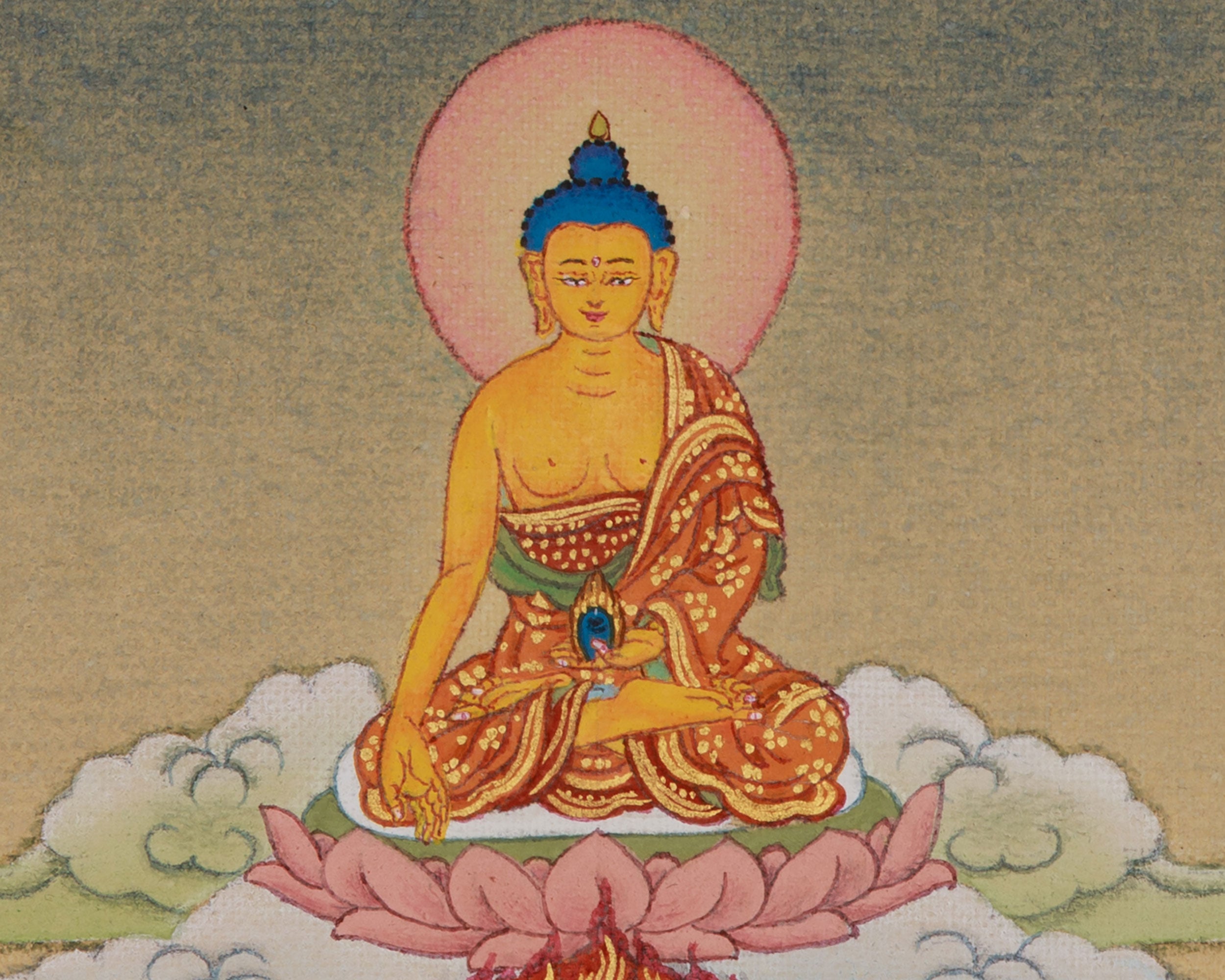 Himalayan Black Dzambhala Thangka | Tibetan Art for Prosperity, Protection, and Abundance