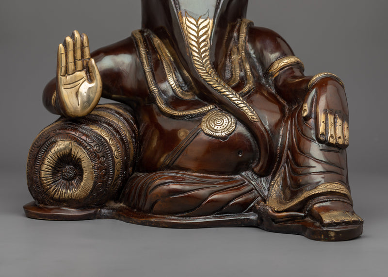 Divine Resting Ganesh Statue | Handcrafted Symbol of Protection and Blessings