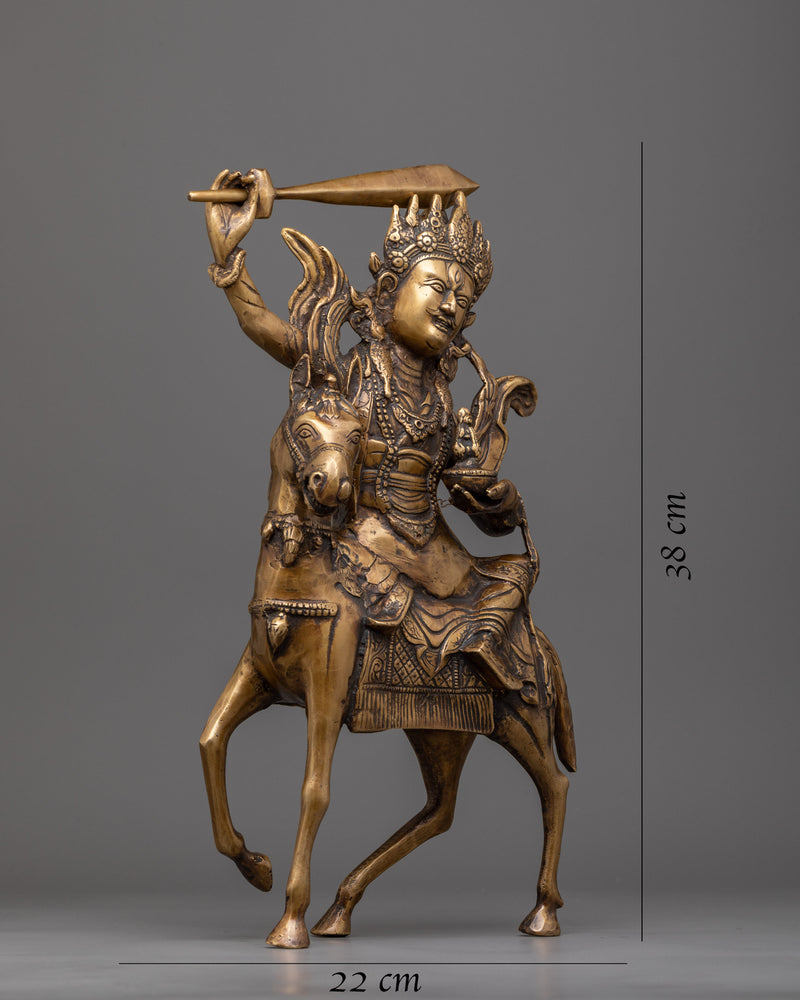 Palden Lhamo Empowerment Statue | Traditional Buddhist Artwork
